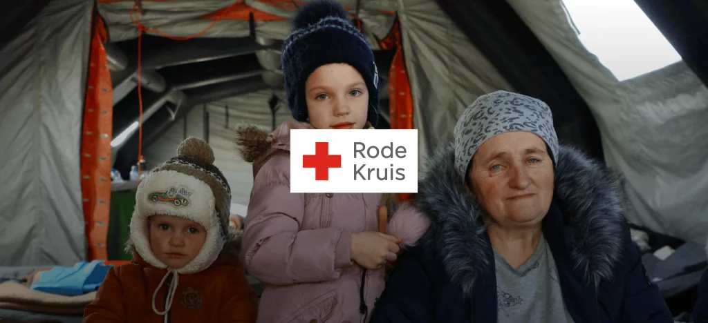 Het Rode Kruis header - Oekraïne vluchtelingen