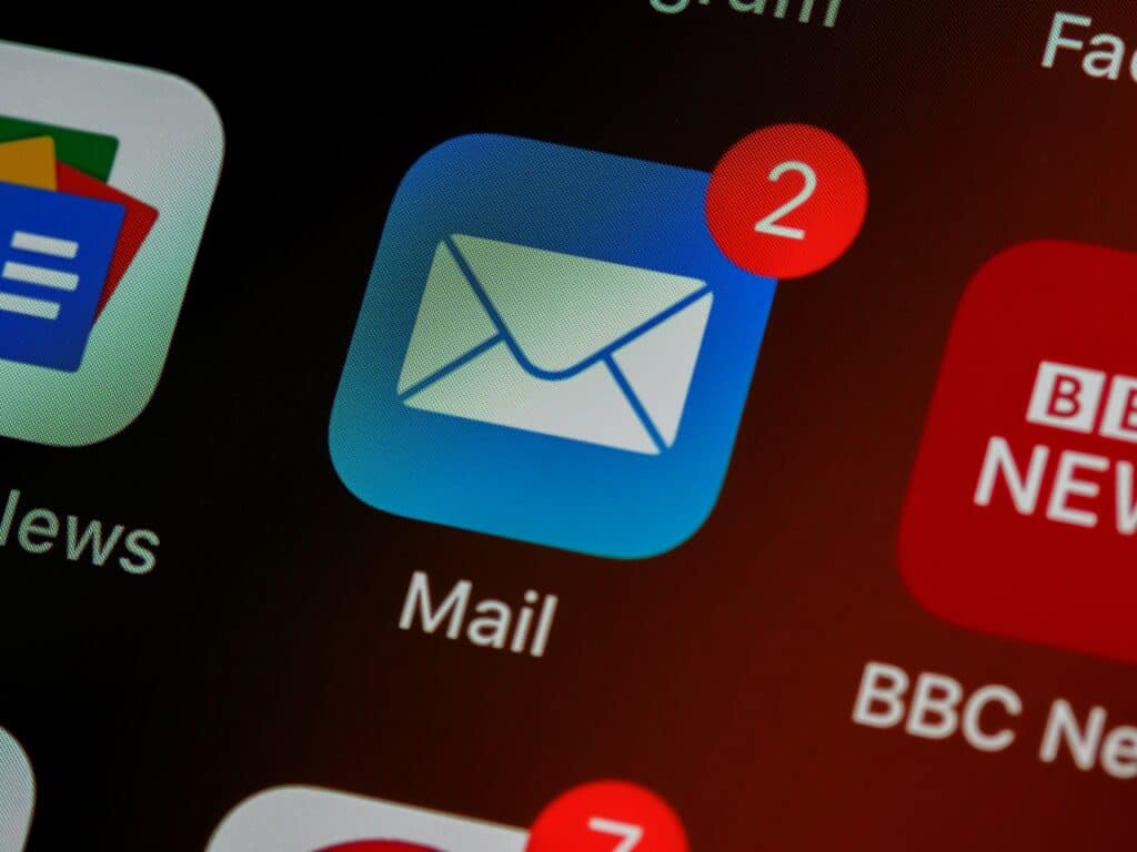 e-mailmarketing - Appel mail app notifications