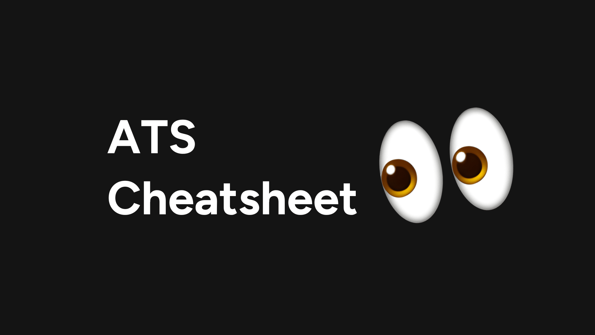 visual download ats cheatsheet