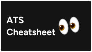 Visual ATS cheatsheet